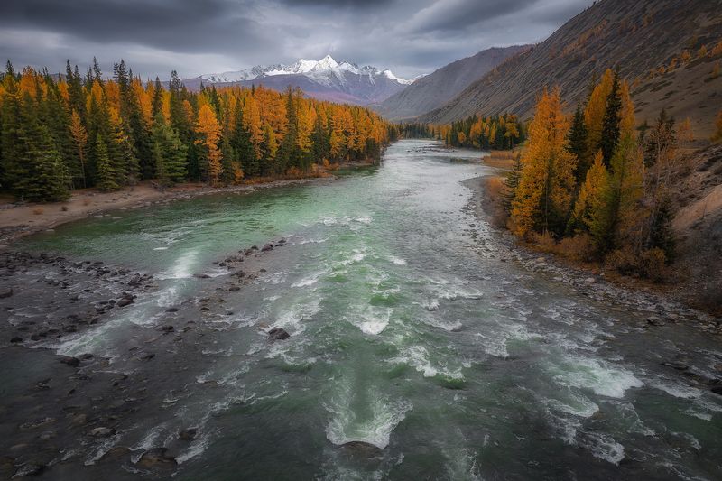 Река Аргут перед дождемphoto preview