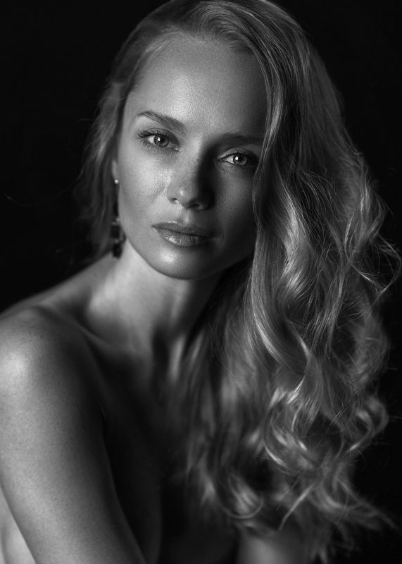 портрет, девушка, студия, красота, взгляд ***photo preview