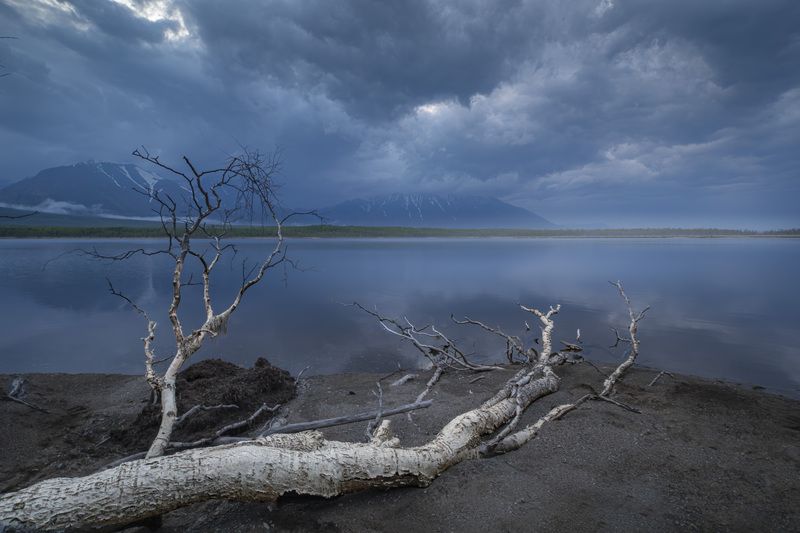 Этюд в синих тонах на берегах Байкалаphoto preview