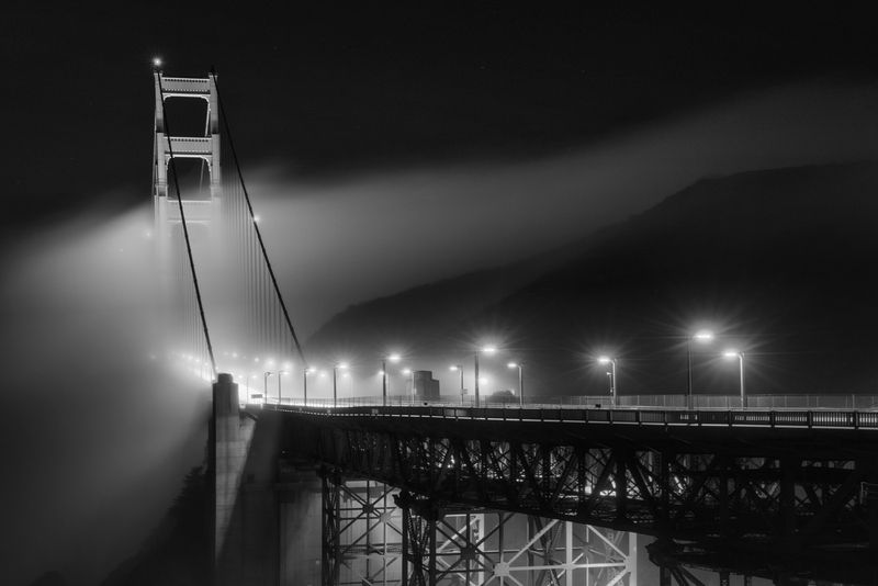 mikereyfman, worldphototravels, godengatebridge, sanfrancisco Fog and Steelphoto preview