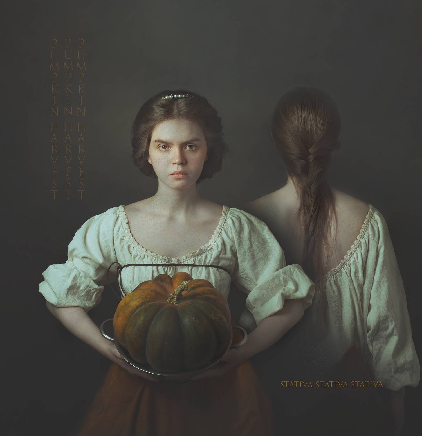 Сбор тыквы. Автор: Статива Юлия , Статива Юлия