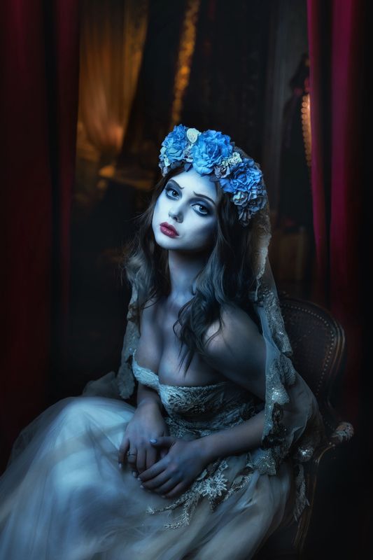 сказка, сказочная фотосессия, в образе, волшебно, тимбертон Corpse Bridephoto preview