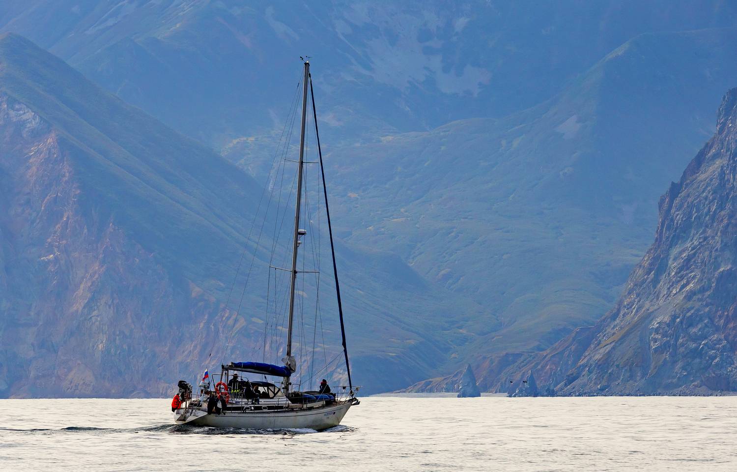 камчатка, скалы, тихий океан, путешествие, яхта, Подосинников Максим