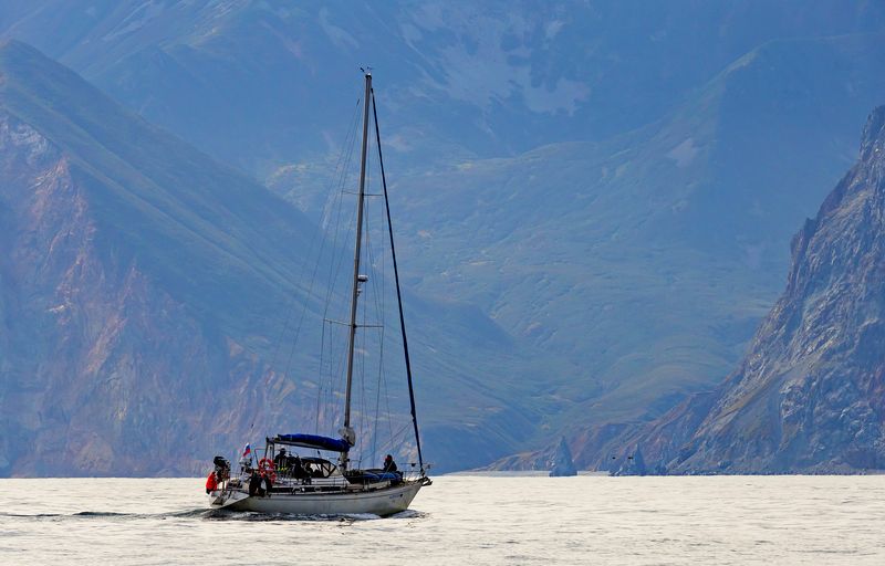 камчатка, скалы, тихий океан, путешествие, яхта К неизведанным берегам..photo preview
