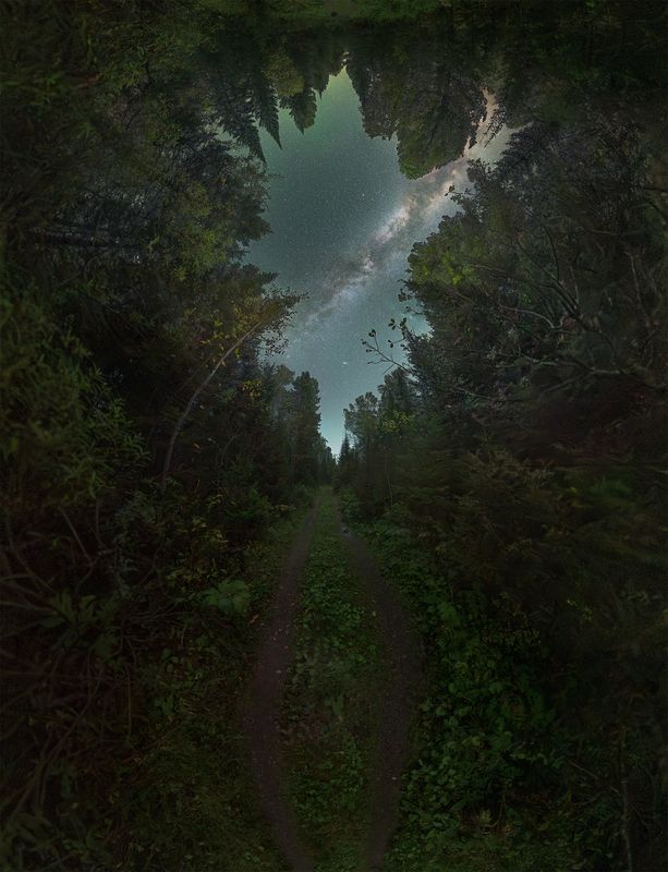 астрофото, астрофотография, ночь, астрономия, астропейзаж, кавказ, млечный путь, звезды, ночное небо, night, nightphotography, stars, milkyway, longexposure Таежный портал в космосphoto preview