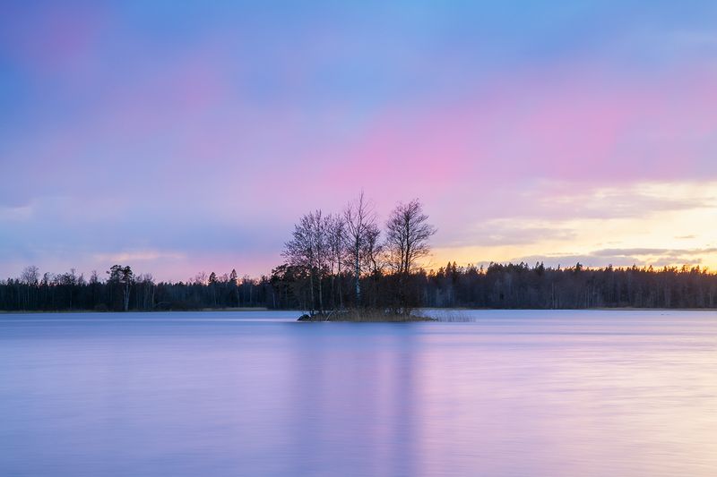 закат, пейзаж, вуокса Островphoto preview