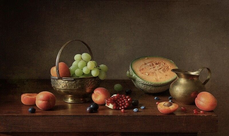 Натюрморт с фруктами фото превью