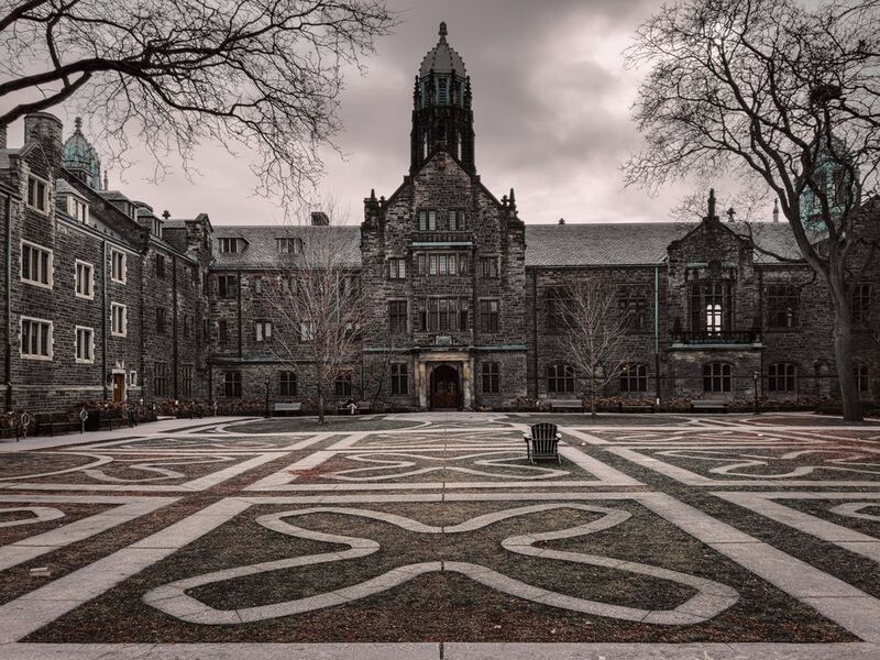 #Sky #Cloud #Building #Plant #Window #White #Tree #Road surface #Black-and-white #Style Trinity Collegephoto preview