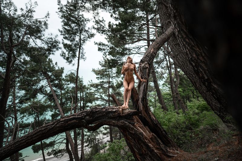 Woman and nature Woman and naturephoto preview