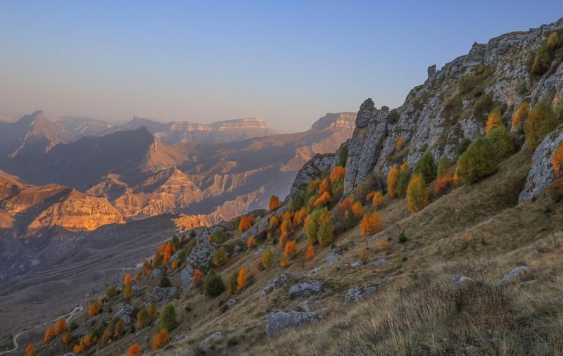 осень,горы,пейзаж,дагестан,хунзахский район, Осень в горах..photo preview