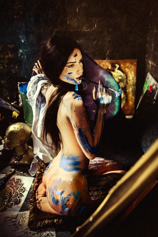 woman, portrait, beauty, art, indoors Art isn\\\'t just what I create It\\\'s what I becomephoto preview