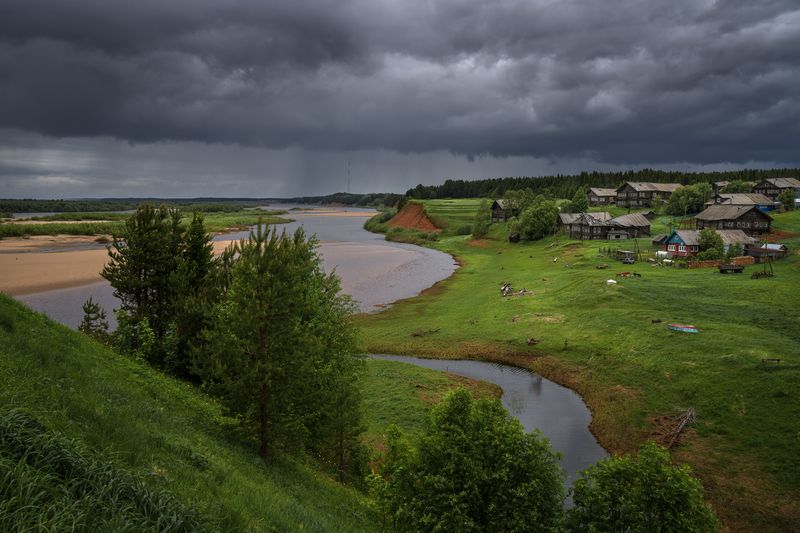 мезень, березник, архангельская область Холодное начало летаphoto preview