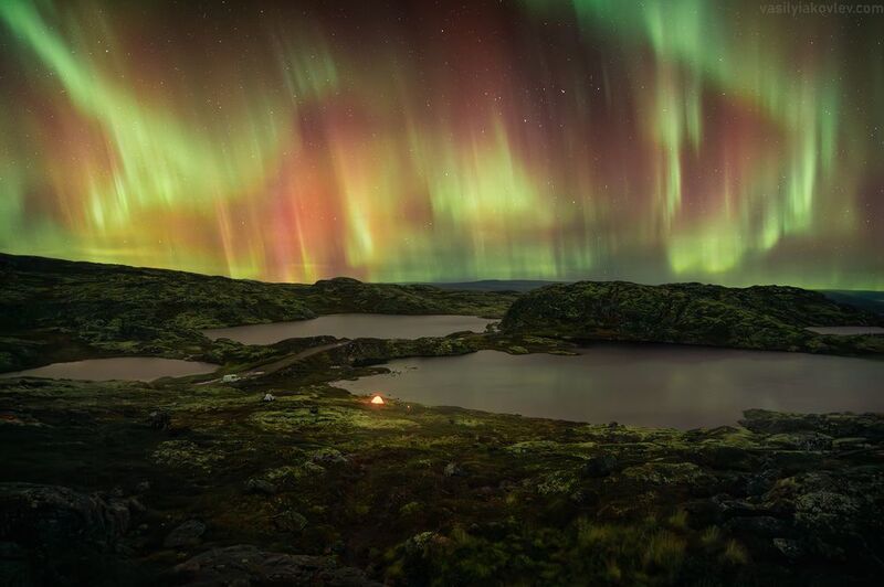 рыбачий, фототур, яковлевфототур, кольский, арктика Ночь близ хребта Мустатунтуриphoto preview
