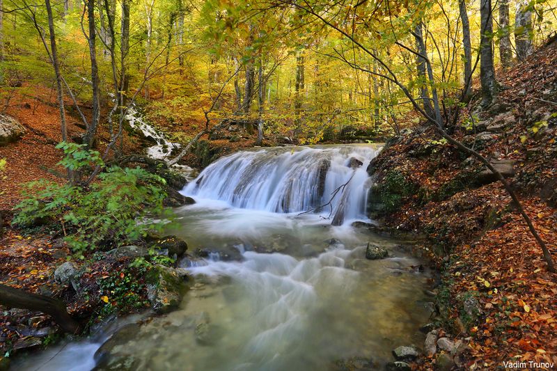 крым, хапхальское ущелье, хапхал Осень в Хапхальском ущелье фото превью