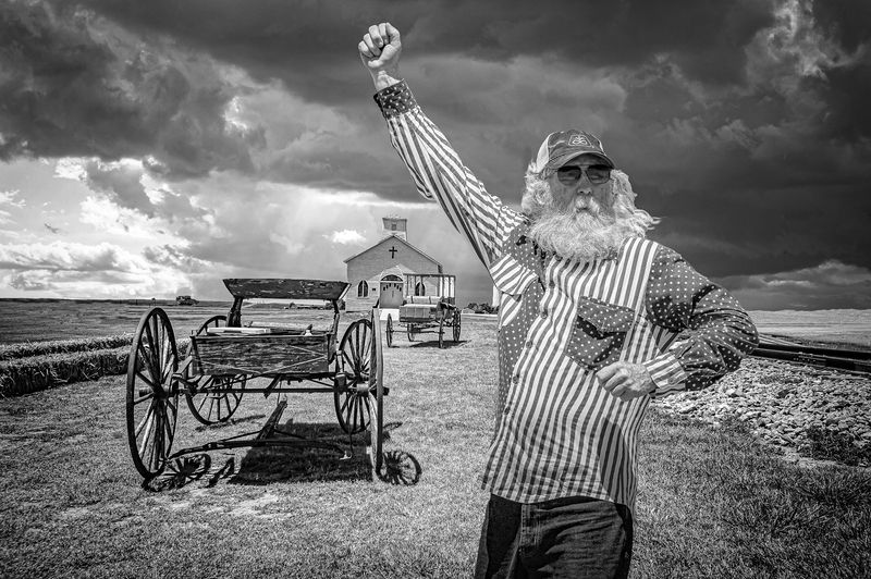 портрет мужчины, сша, ржавый пояс Из серии \\\