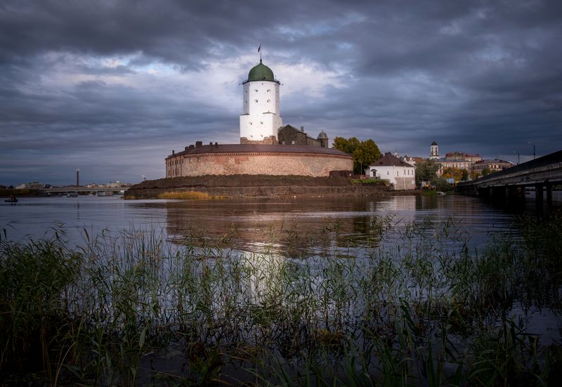 выборг, замок, нд, ленинградская область, ленобласть, россия, выборгский замок, ленобласть нд, leningrad region, russia, vyborg castle, vyborg, башня Ветер...Осень...photo preview