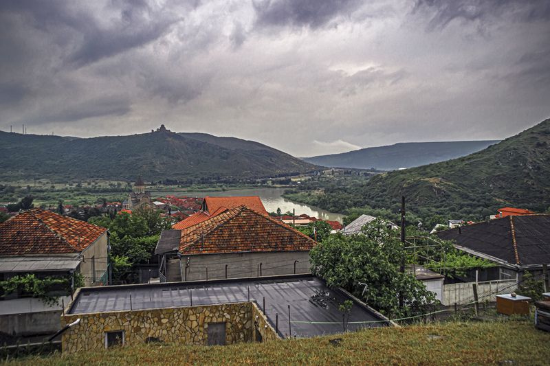 Берега Арагвы и Куры .(Мцхета .)photo preview