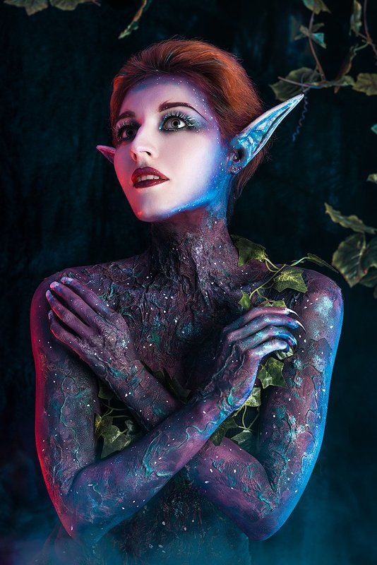 #bodyart, #nyxfaceawards, #nyxfaceawards #nyxfaceawards201, #vladart Образ Ночного Эльфаphoto preview