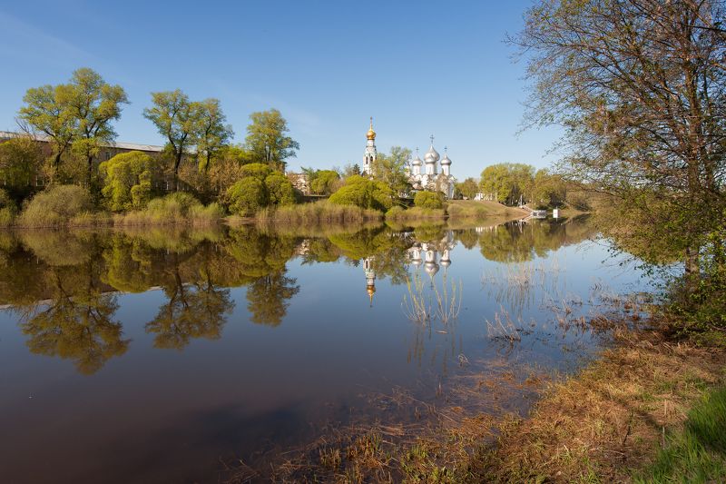 Вологда, город, реп, вода, отражение,  Вологда - рекаphoto preview