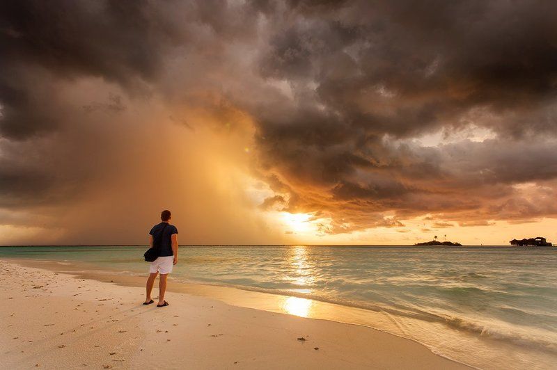 мальдивы, острова, океан, Сезон Дождейphoto preview