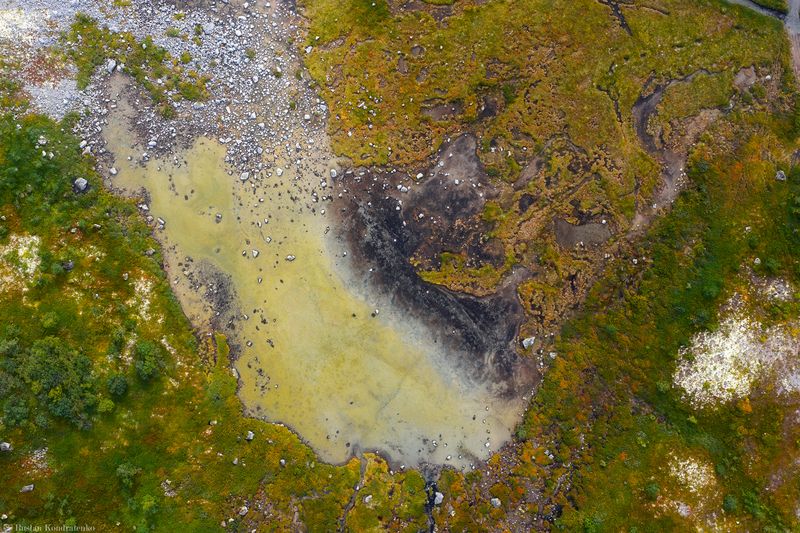 Хибины, Кольский полуостров Река Малая Белая фото превью
