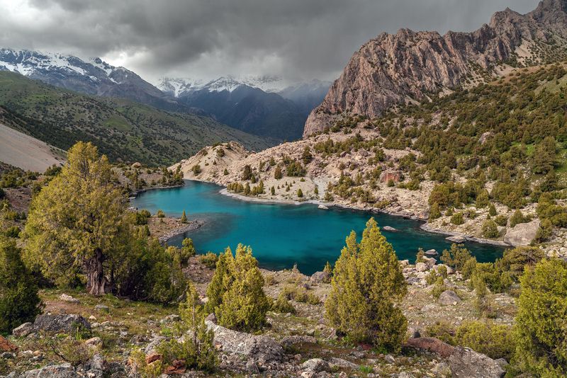 аллаудин, горы, таджикистан, фанские, фаны Аллаудин фото превью