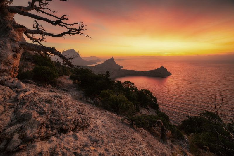 юбк крым осень море восход ***photo preview