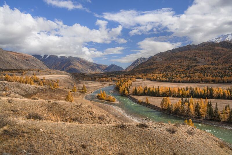 россия, горный алтай, река чуя, осень Алтайская осеньphoto preview