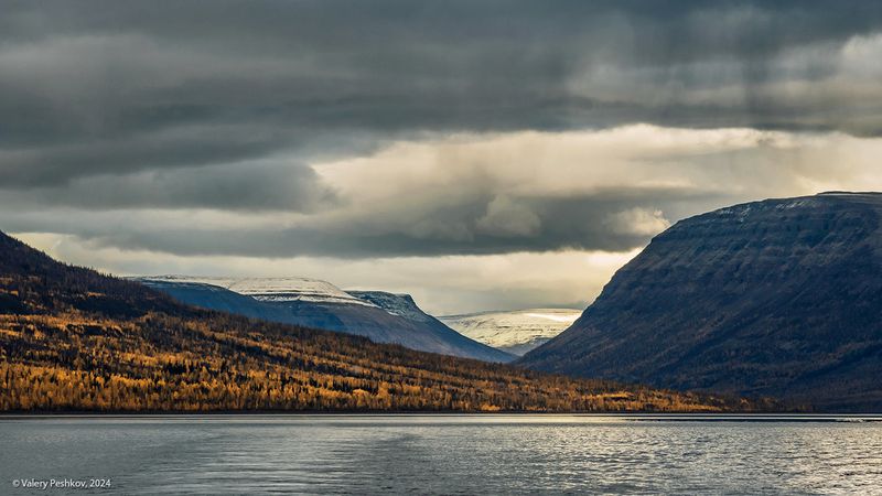 озеро дюпкун, плато путорана, непогода, ветер, шторм, осень, золотая осень, лиственницы, владимир коваль Счастье длилось недолго)photo preview