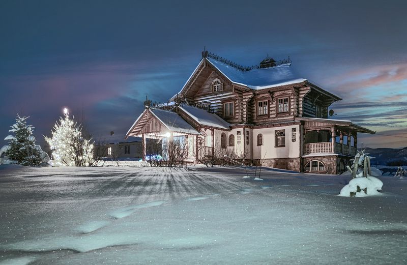 рядом с белокурихой. алтай Вечерело фото превью