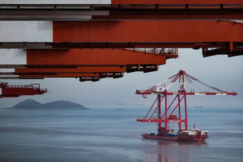 #Crane #Heavy equipment #Boat #Ocean #Watercraft #Ship #Naval architecture #Shipping container #Freight transport #Crane vessel The cranes have arrived IVphoto preview