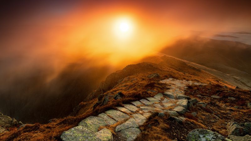 Mountain sun..photo preview