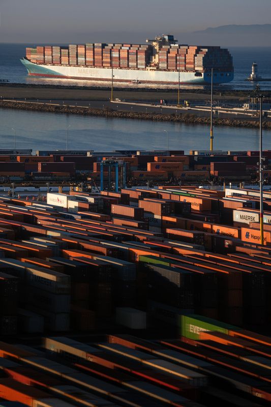 #Industrial landscape #calm atmosphere #fine art #container #cargo #logistics #harbor #port #terminal #ship #vessel Geometry of Departurephoto preview
