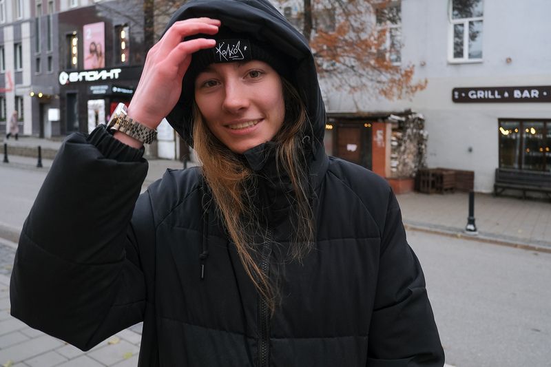 осень город улица люди Незнакомка... фото превью