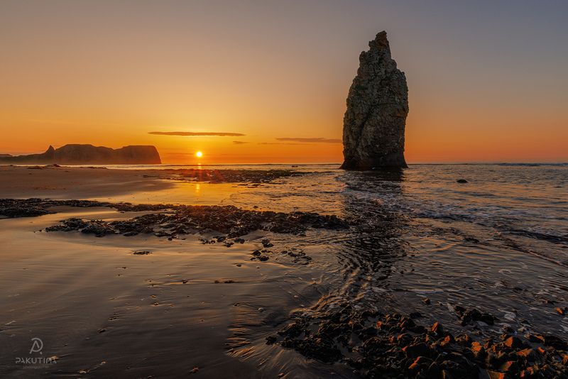 пейзаж, курилы, о. кунашир Чертов Палецphoto preview