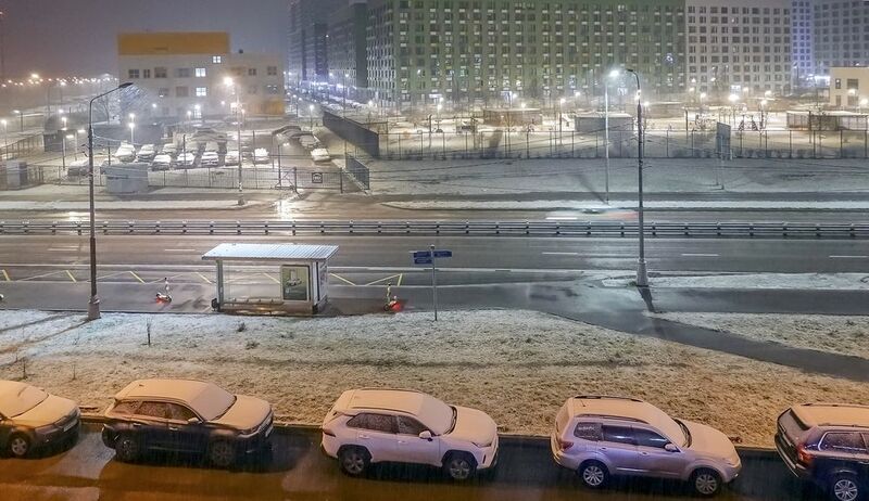 В Москве ночью пошёл снегphoto preview