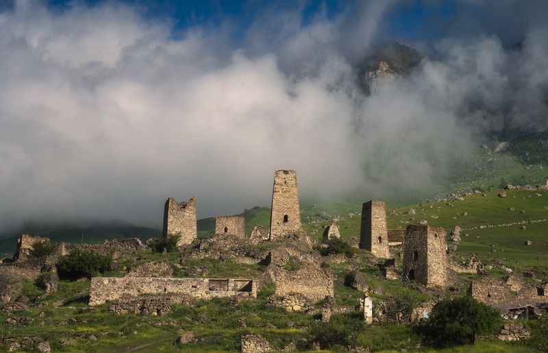 кавказ, горы, пейзаж, осетия Цмити фото превью