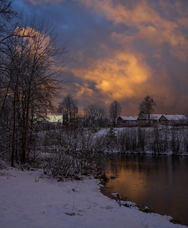 рязанцы, московская область Первый снег фото превью