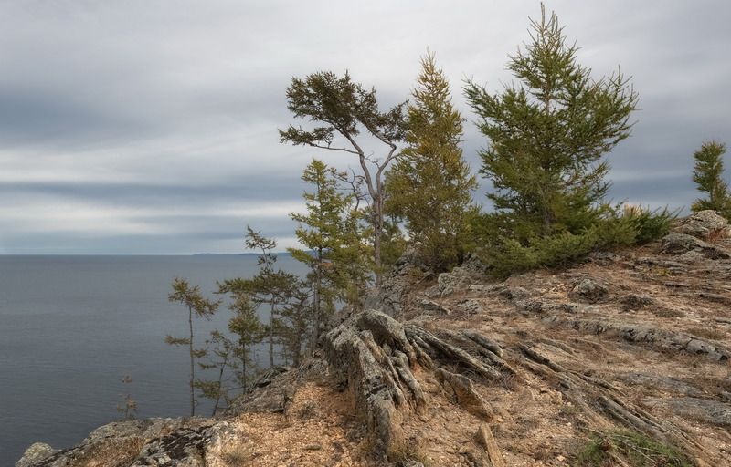 байкал, ольхон, берег, осень Берег Ольхонаphoto preview