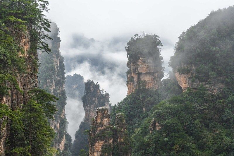 Завораживающий мир каменных Исполинов Чжанцзяцзе… The fascinating world of the stone Giants of Zhangjiajie...photo preview