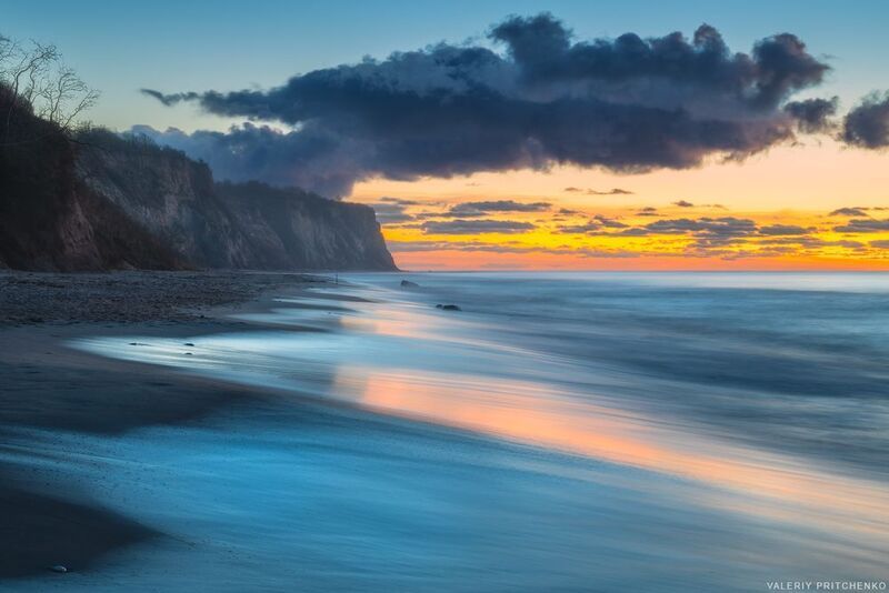 Вечерний берег Балтики фото превью