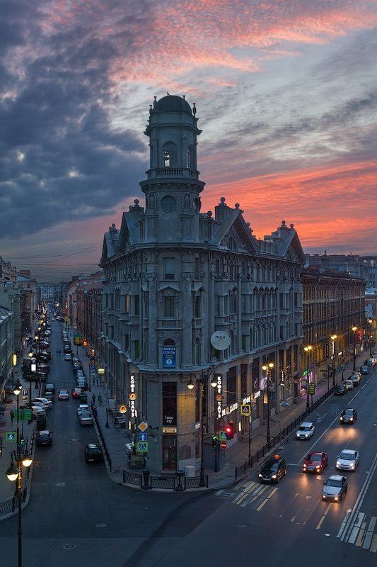 5 углов, Загородный проспект, Питер, Рассвет, Санкт-Петербург, Ул. Рубинштейна Санкт-Петербург: 5 угловphoto preview