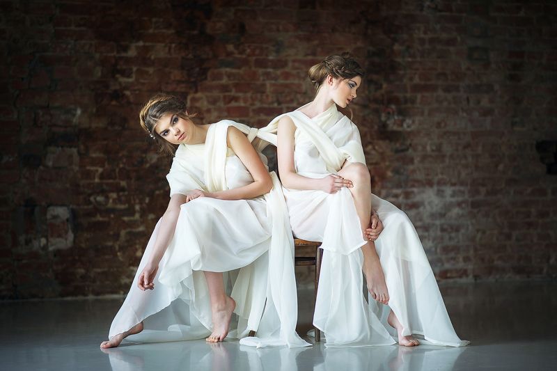 art, portrait, twins, арт, портрет Twinsphoto preview