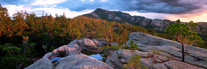 Казахстан.Каркаралинск.пейзаж.горы. photo preview