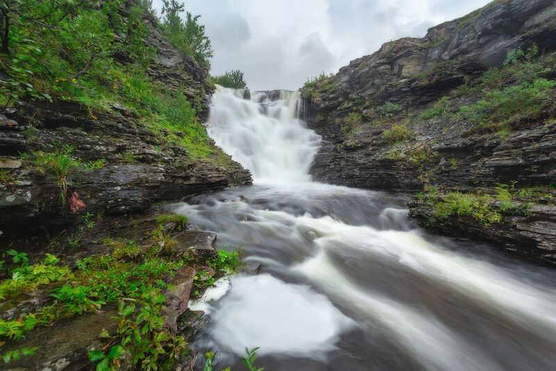 Водопад на ПО Среднийphoto preview