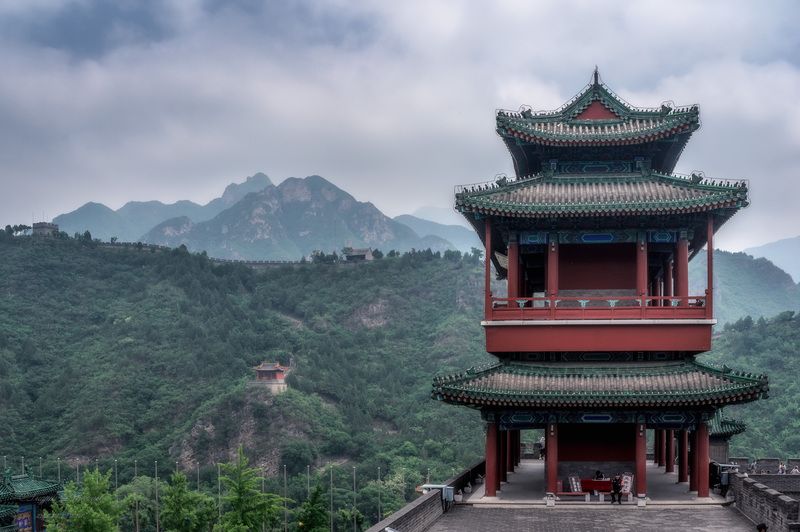 архитектура, городской пейзаж, китай, великая китайская стена. Великая Китайская стенаphoto preview