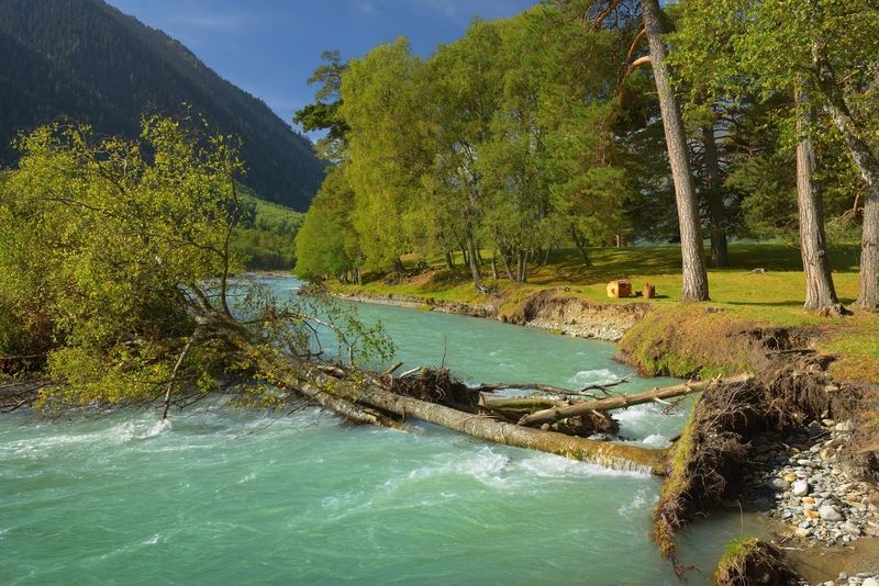 горы лето кавказ река аксаут Аксаутphoto preview