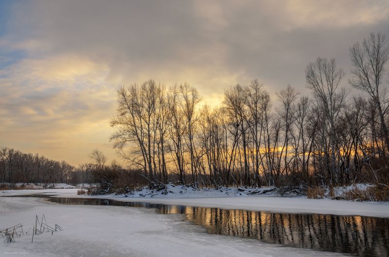 река урал, орск, природа Вечерphoto preview