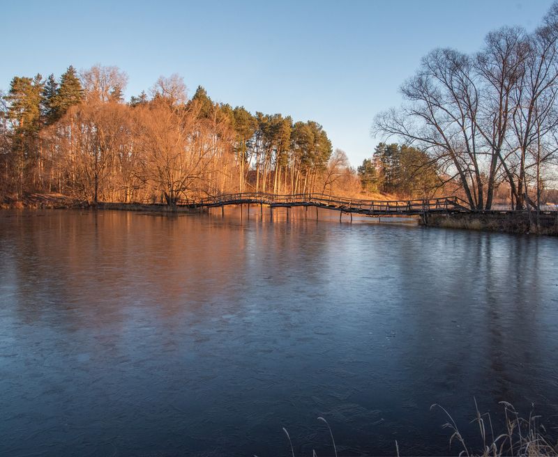 Первый лед в Окунево photo preview