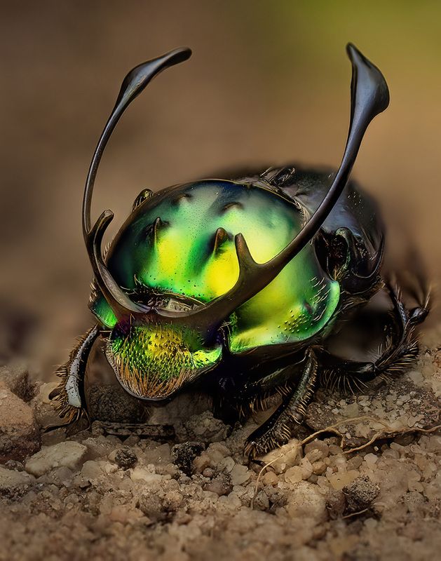 coleoptera, scarabaeidae, proagoderus ramosicornis Proagoderus ramosicornisphoto preview